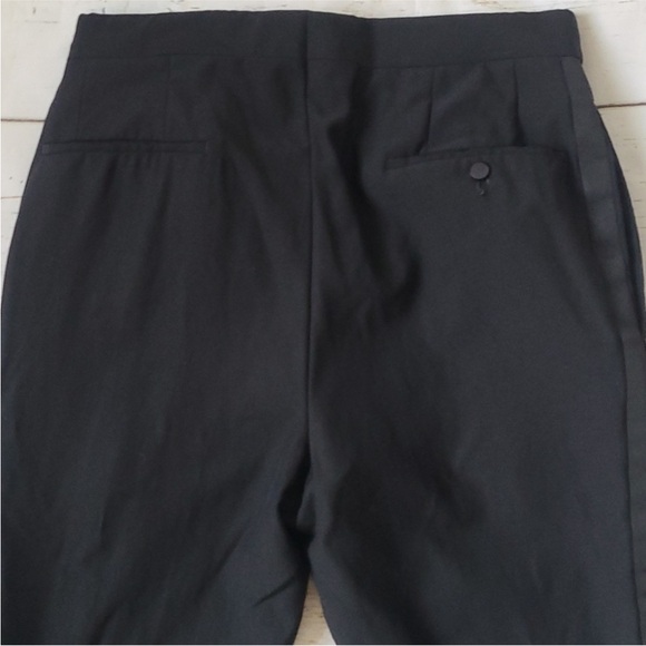 Men Gucci Black Tuxedo Dress Pants - Picture 10 of 12